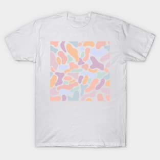 Pastel Abstract Mosaic pattern T-Shirt